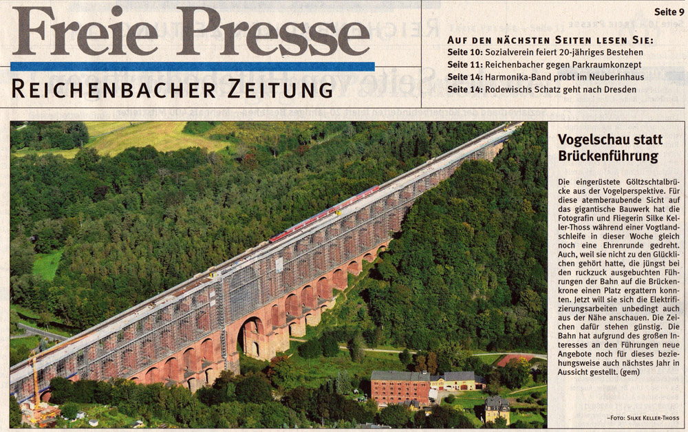 Freie Presse vom 25.09.2010