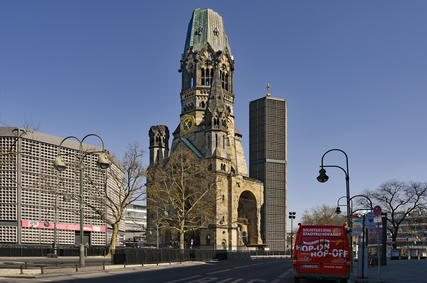 Freie Sicht zur Kaiser  Wilhelm Gedächniskirche Berlin - Charlottenburg -