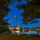 Freie Sitzbänke im Olympiapark München