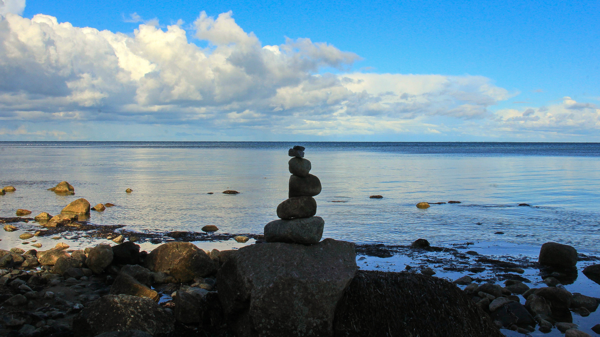 freier Blick auf das Meer