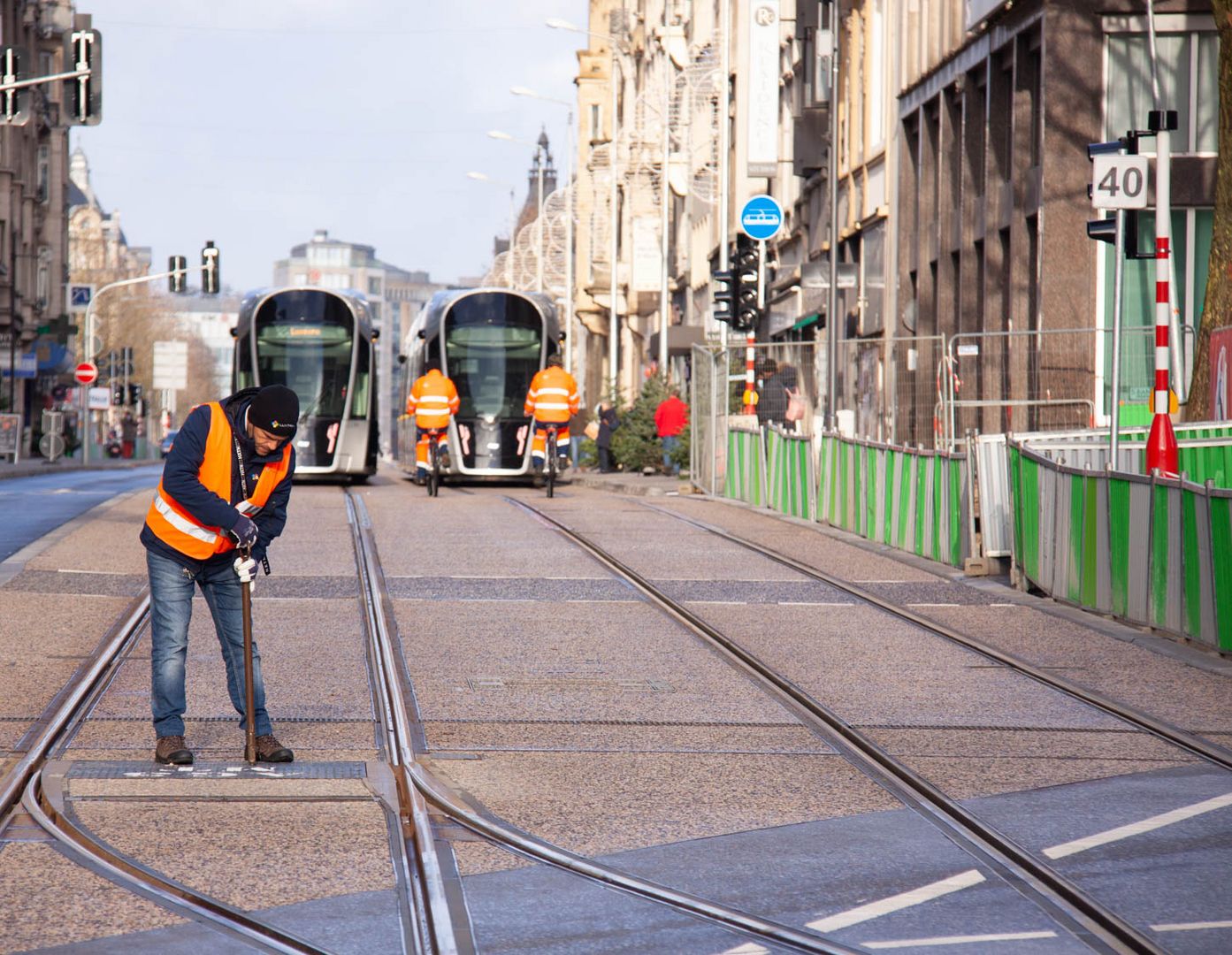 Freigabe der Straßenbahn Linie