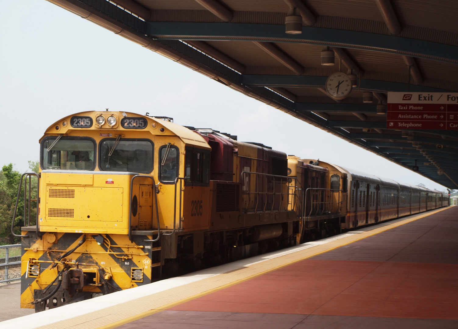 Freight Train at Townsville Station, Australia