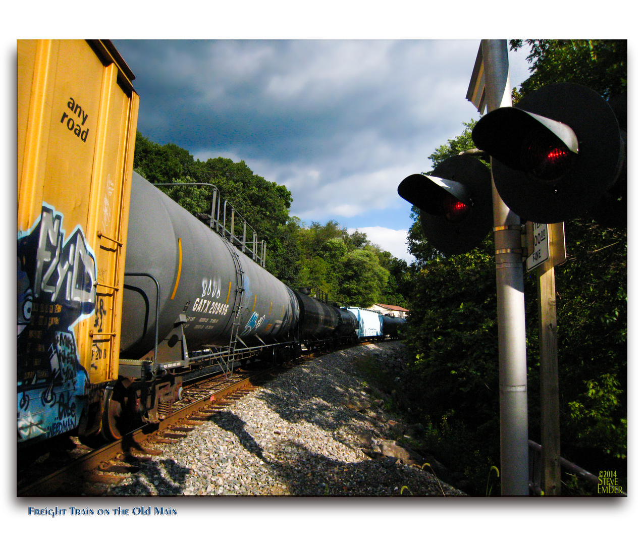 Freight Train on the Old Main