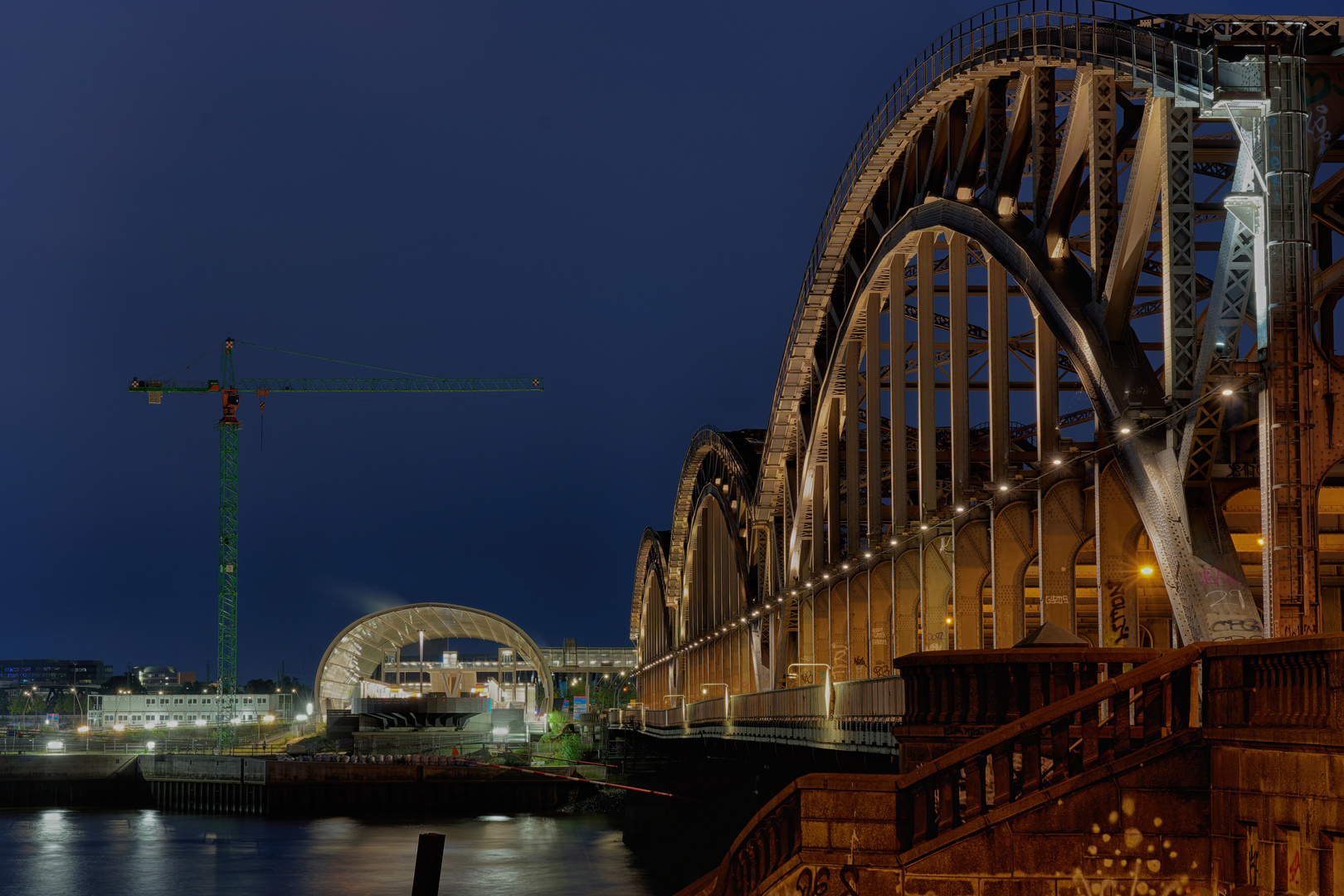 Freihafen-Brücke Hamburg