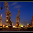 Freihafen Hamburg - Schwimmkräne HHLA