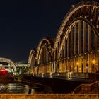 Freihafenelbbrücke mit U-bahnstation