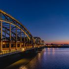 Freihafenelbbrücke - Sonnenuntergang