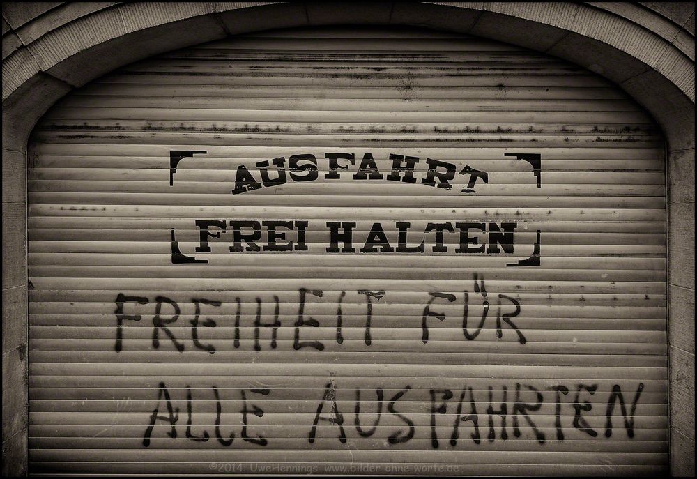 Freiheit aushalten!