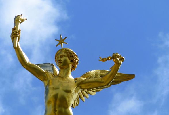 Freiheit/Liberté! die Julisäule (Teilansicht). Paris