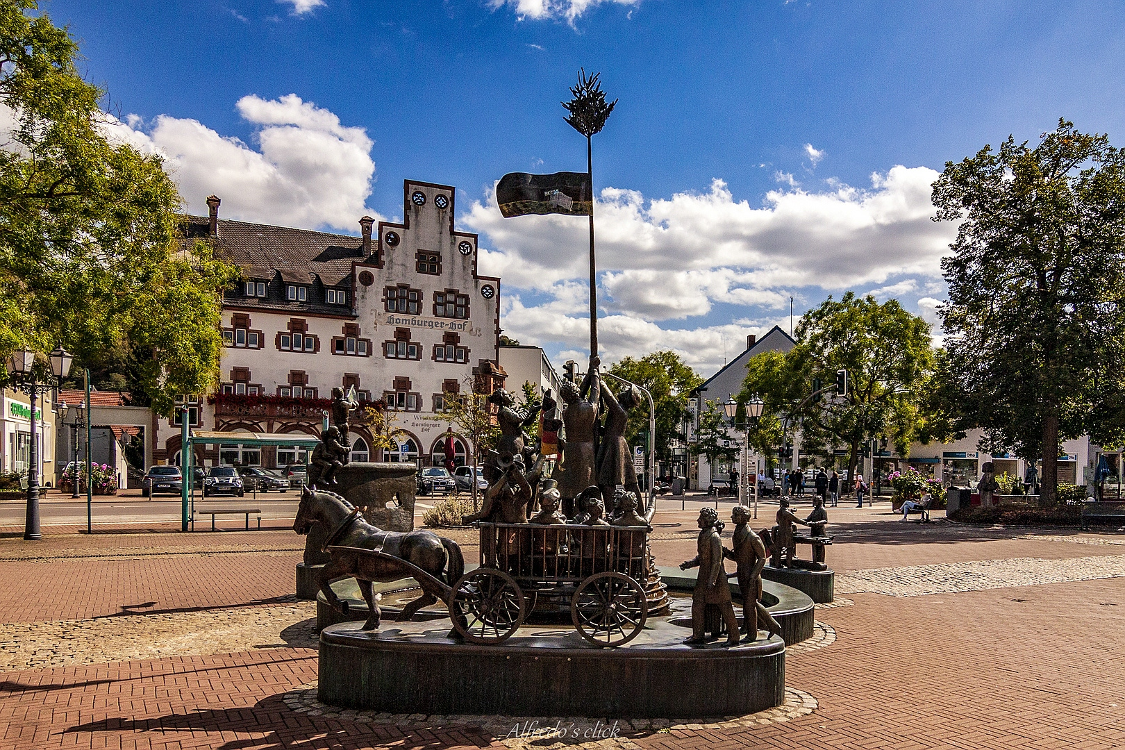 Freiheitsbrunnen Homburg-Saar Rondell