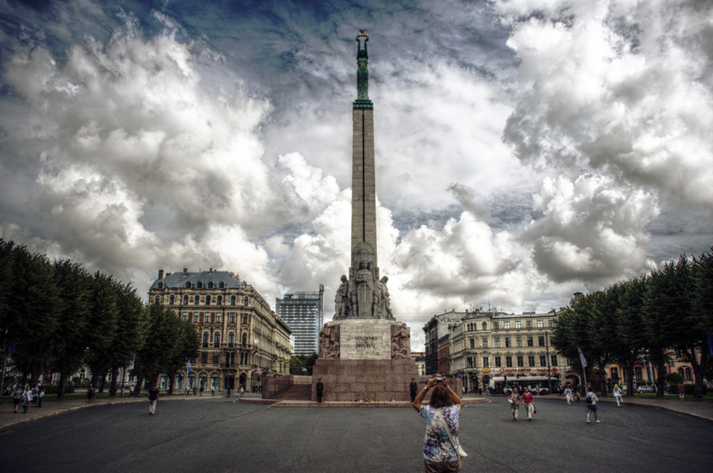 Freiheitsdenkmal in Riga, 08/2011