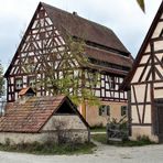 Freilandmuseum Bad Windsheim :Fachwerk Frisch gestrichen