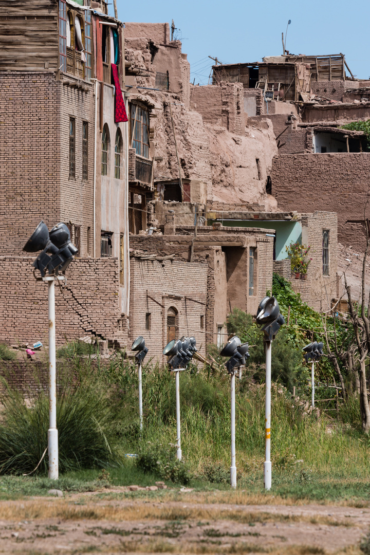 Freilichtmuseum Altstadt von Kashgar - Zynismus pur (2)