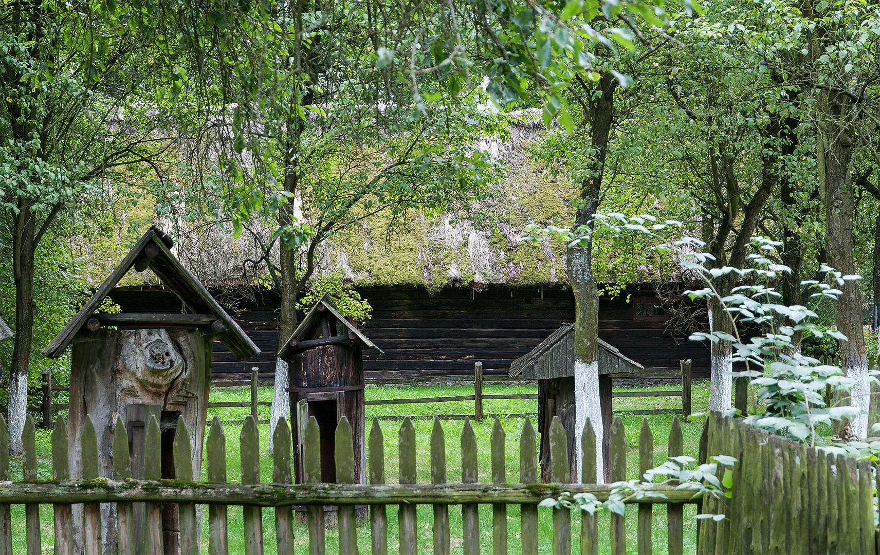 Freilichtmuseum in Opoie (Oppeln) in Polen.