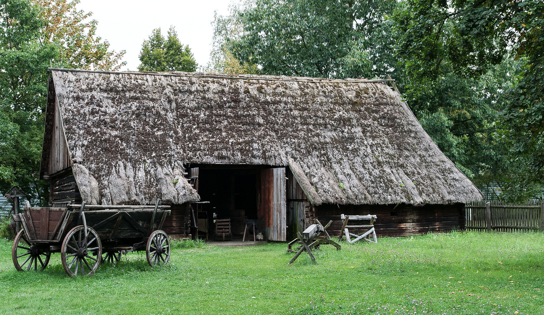 Freilichtmuseum in Opoie (Oppeln) in Polen.