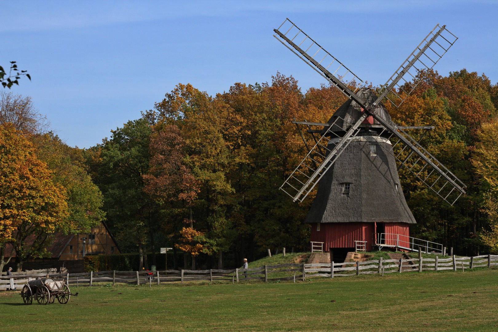 Freilichtmuseum Kommern im Herbst