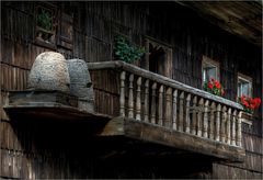 Freilichtmuseum Stehrerhof - Detail des Hauptgebäudes