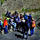 Freilichtunterricht an der Stadtmauer