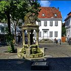 Freiligrathbrunnen am Soester Marktplatz