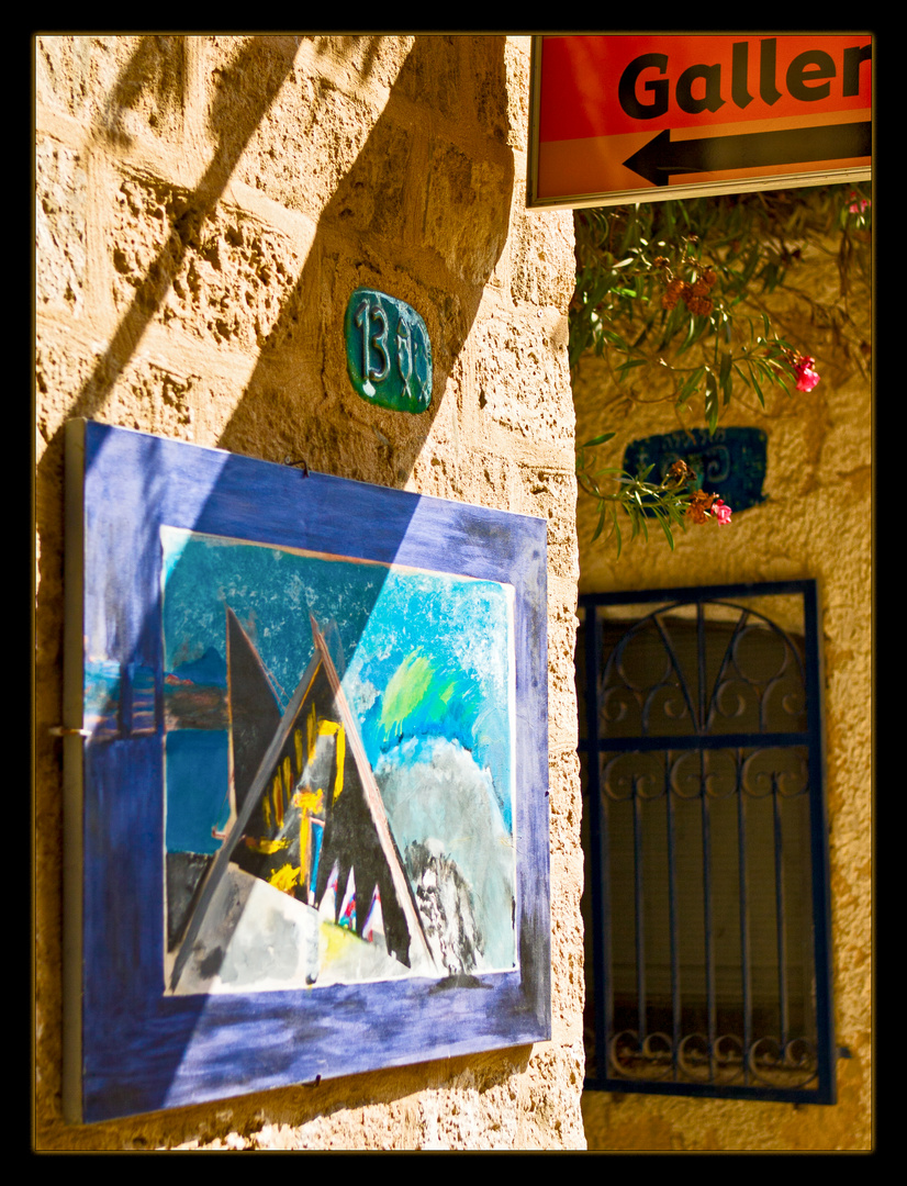 Freiluft-Galerie in Jaffa