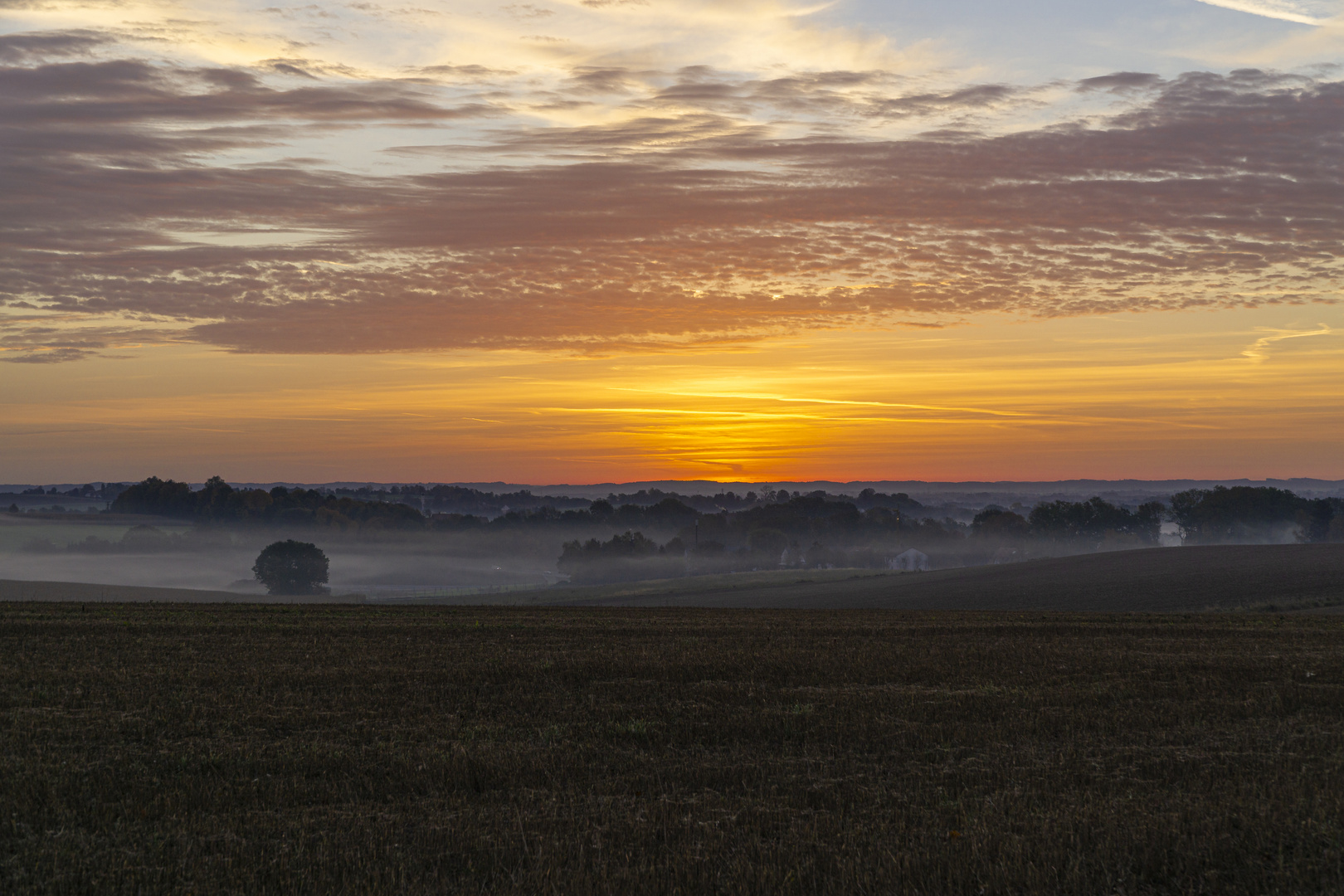 Freising zum Sonnenaufgang