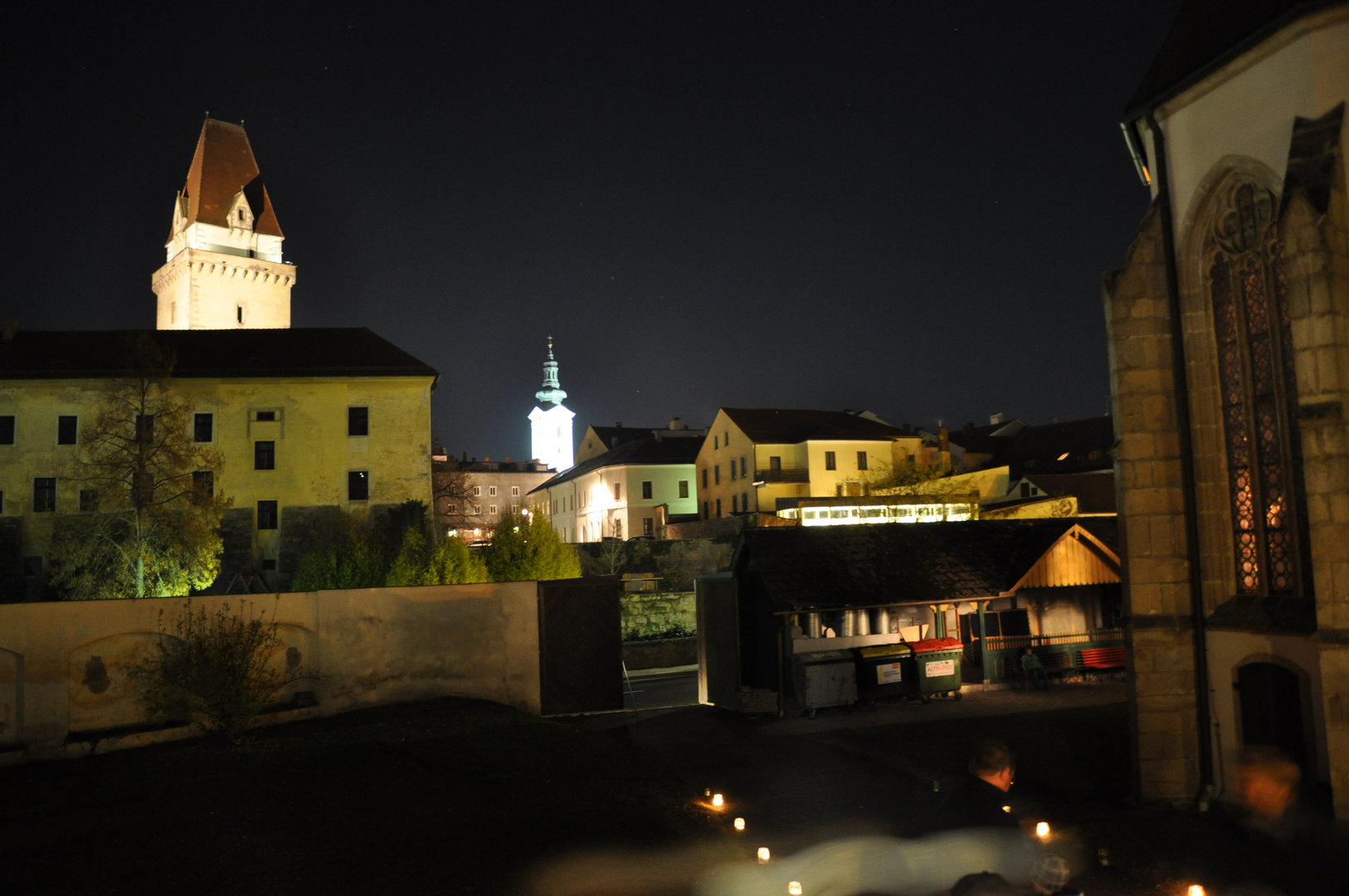 Freistadt bei Nacht