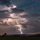 Freistehende Nachtgewitter Nr.2