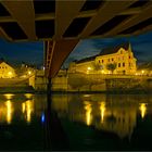 Freitag Abend in Bernburg unter der Brücke wegen dem Regen...