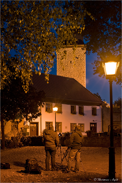 Freitagabend mit den jungen Nachtfotografierern...