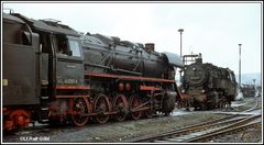 Freitagsfoto ! 80er Jahre in Saalfeld noch geprägt von Dampflok Vielfalt 