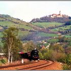 Freitagsfoto ! Frühling 1983 auf der Saalebahn mit 41 1180 