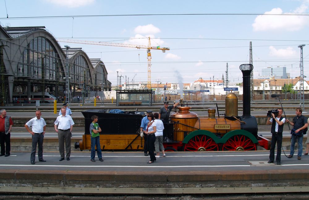 Freitagsfoto ! Saxonia im Hbf. Leipzig  3. Juli 2009     