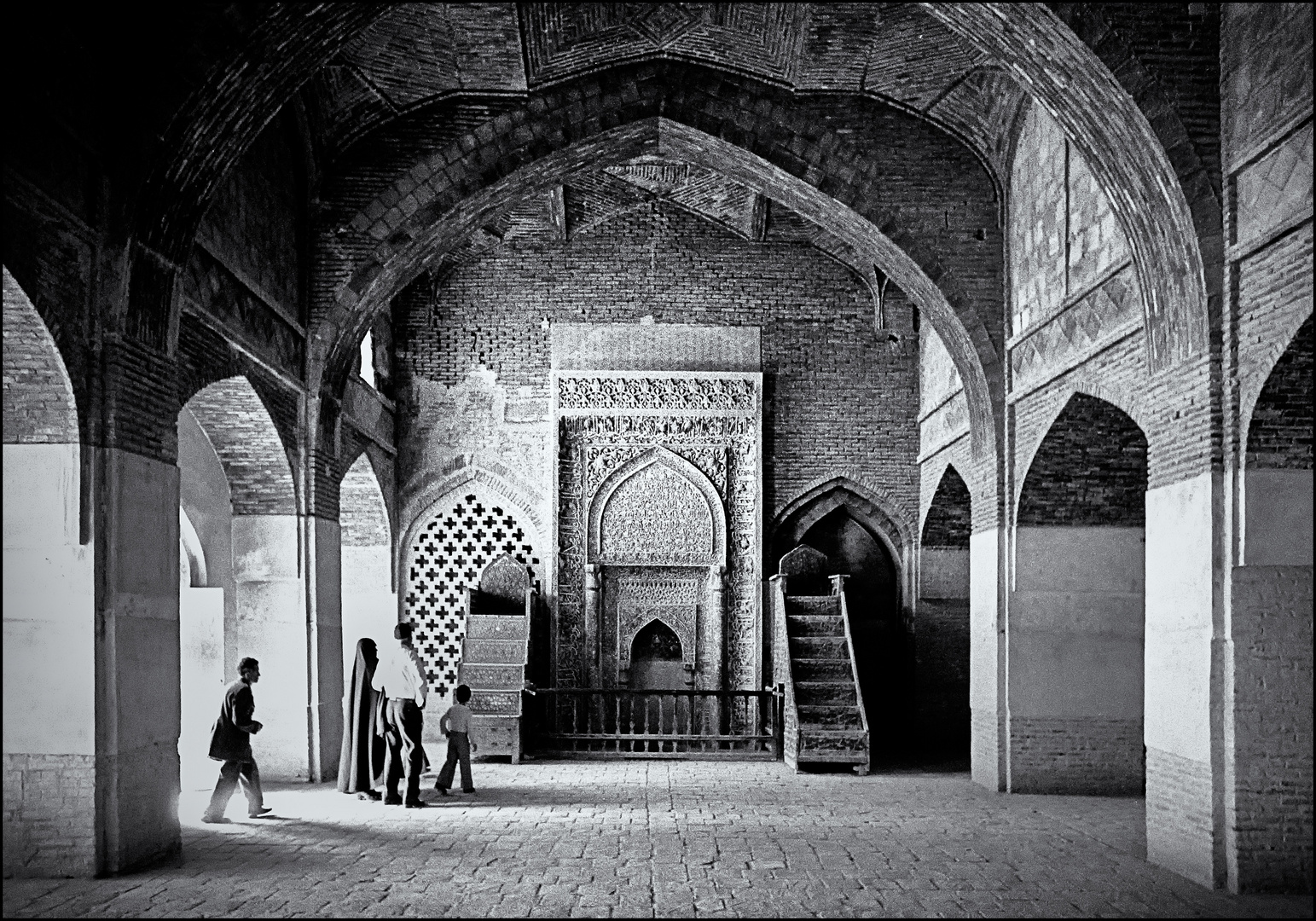 Freitagsmoschee in Isfahan (1310). Foto 1976.