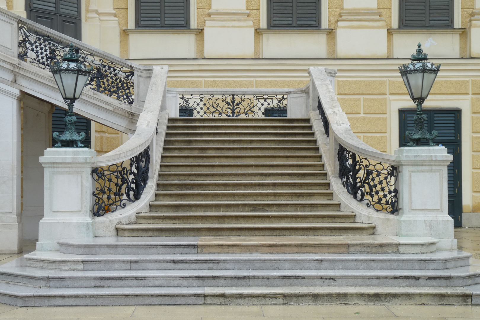 Freitreppe am Schloss Schönbrunn