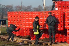Freiwillige Feuerwehr Feldhausen will ins Guinness-Buch der Rekorde / Beginn des Aufbaus