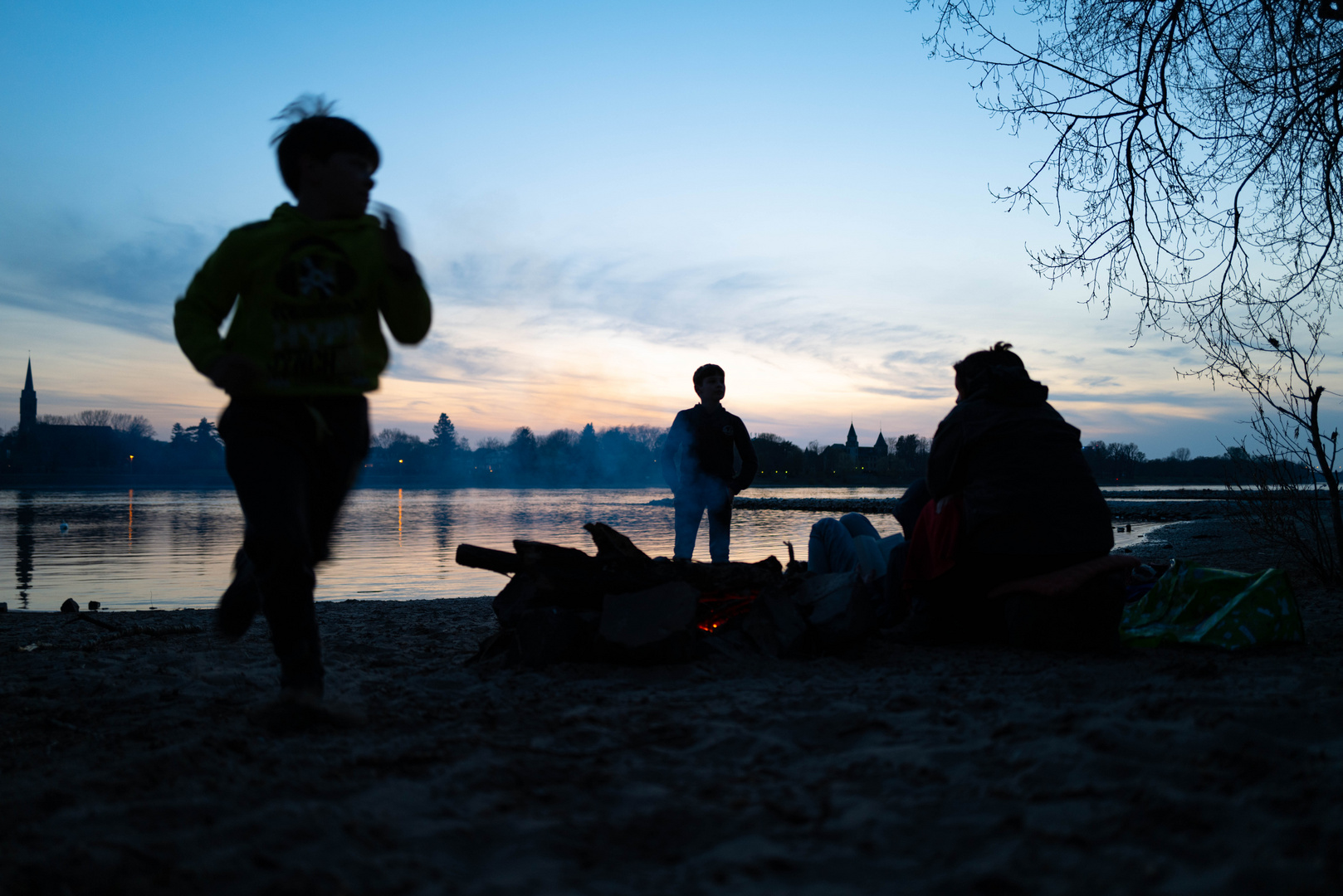 Freizeit am Rhein