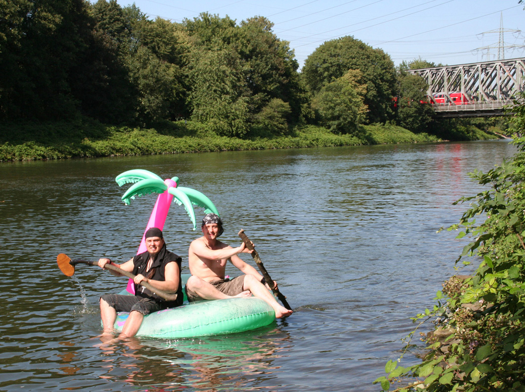 Freizeit auf dem Rhein-Herne-Kanal