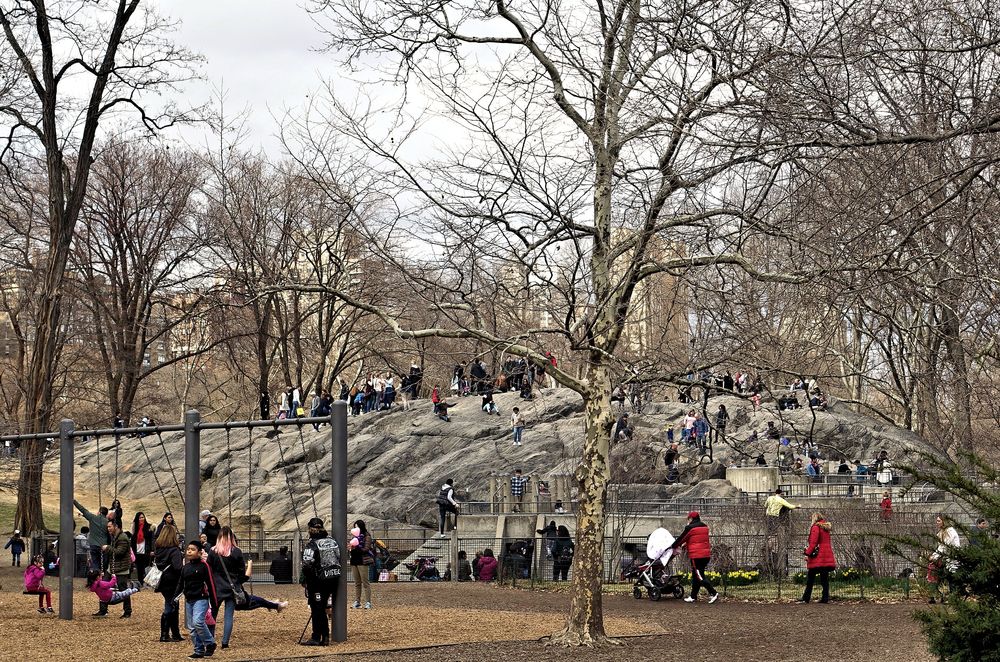 freizeit im central park march Foto & Bild north america, united