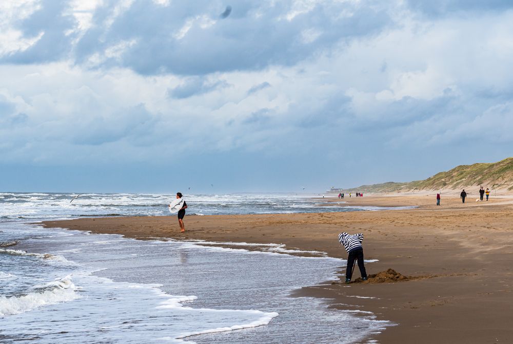 Freizeitbeschäftigung am Strand