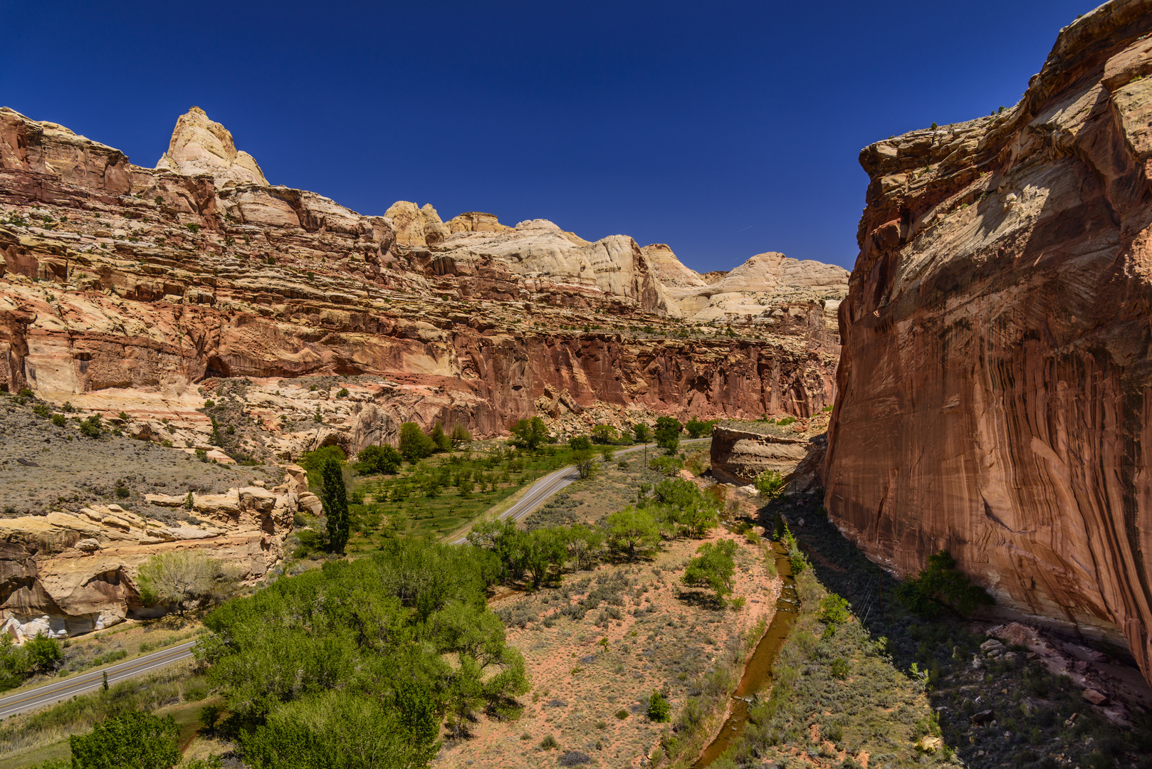 Fremont River Valley, Capitol Reef National Park, Utah, USA