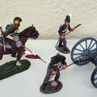 French chevau-léger vs British artillerymen