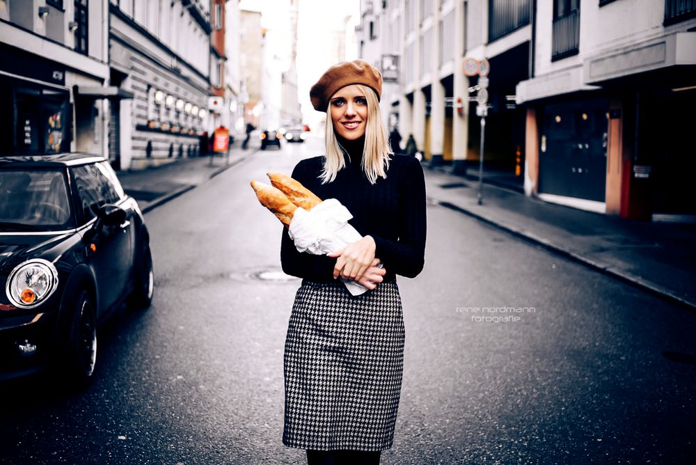 French girl in Augsburg