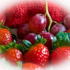 Fresas y uvas