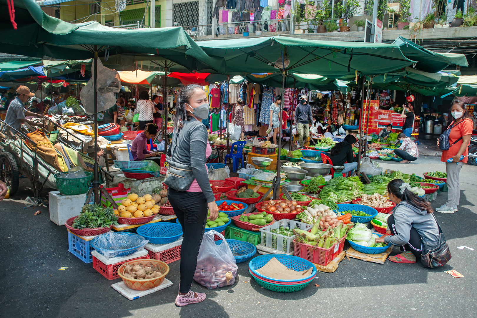 Fresh market on the street