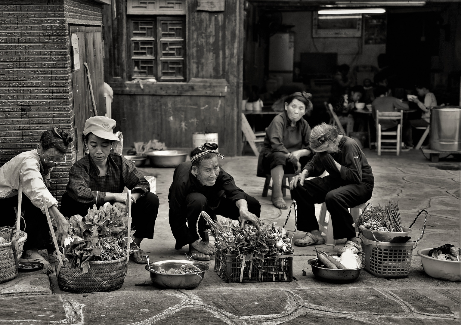 Fresh street market