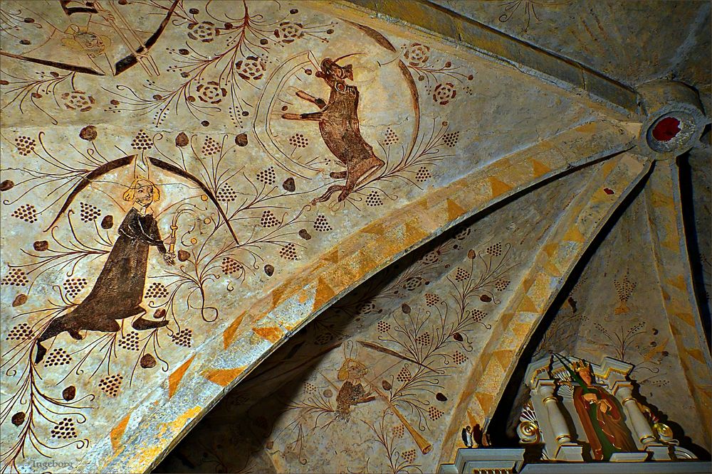 Fresken in der St. Bartholomäus-Kapelle