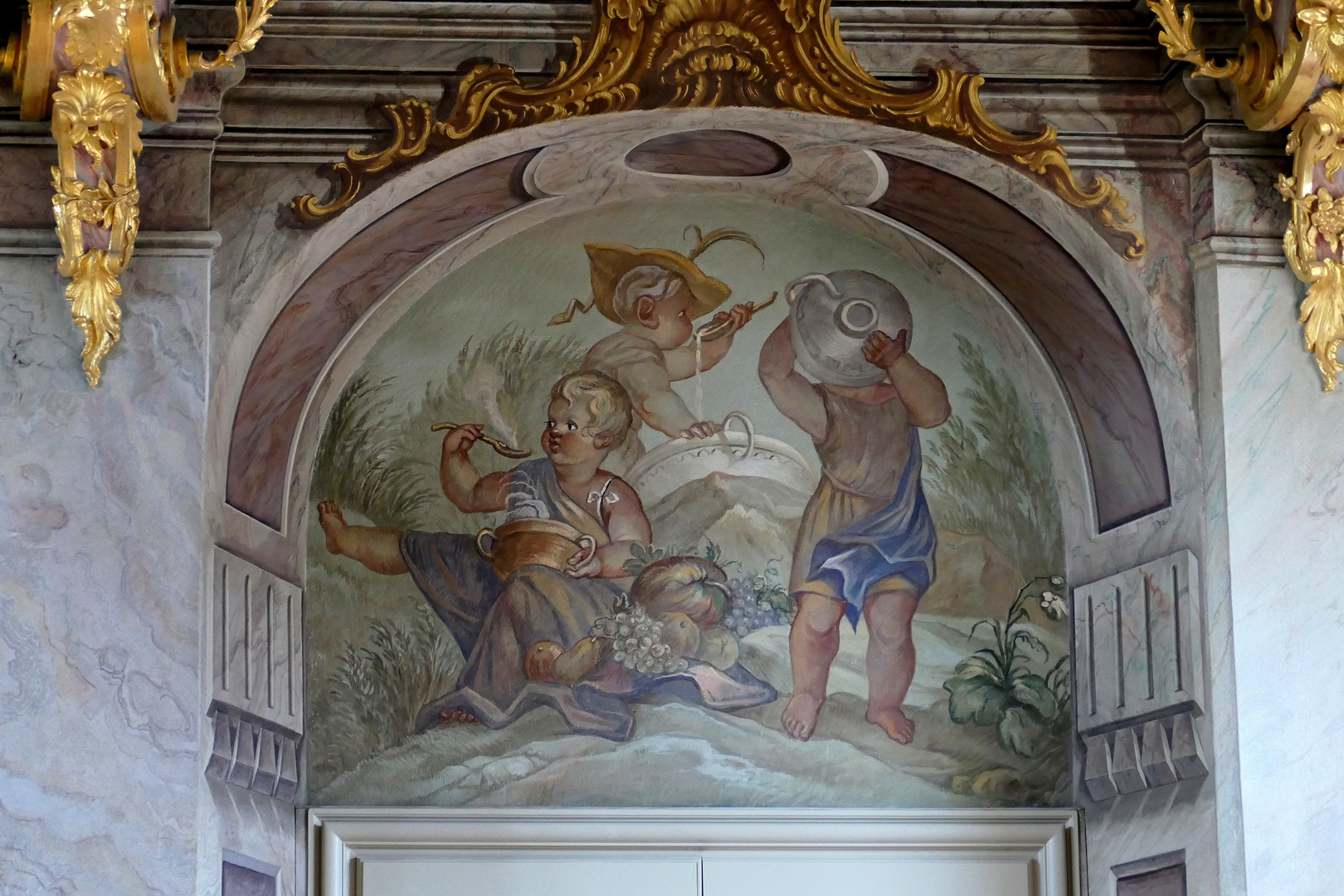 Freskenmalerei Palais Erbdrostenhof - Münster