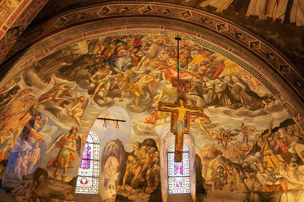 Freskenmotive in Assisi