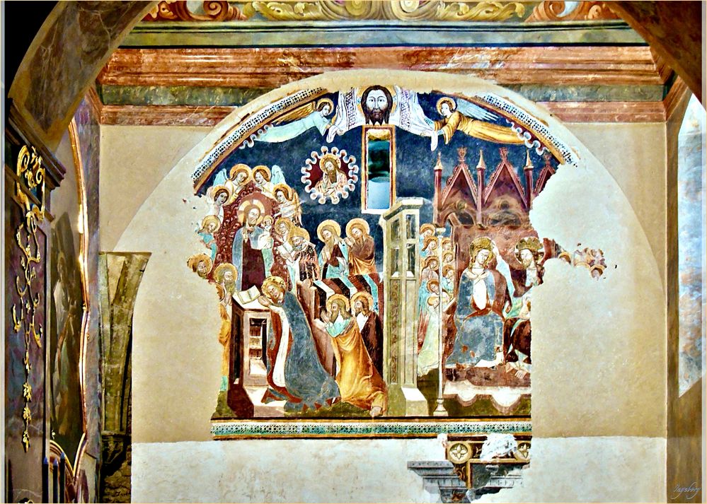 Fresko in der Basilika St. Emmeram