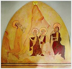 Fresko in der St. Bartholomäus-Kapelle